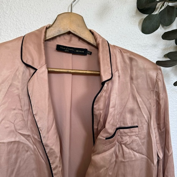 House of Harlow 1960 x Revolve Hollis Satin Jacket S - Picture 4 of 8